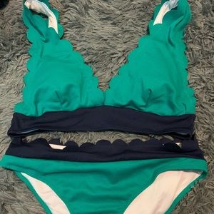 Cupshe Scalloped Bikini